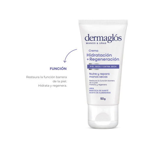 Crema de Manos Dermaglos Hidratación + Regeneración X 50 Gr - Imagen 4