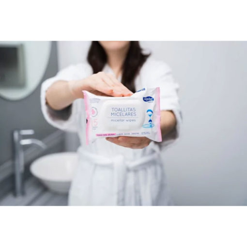 Toallitas Desmaquillantes Algabo Micelar Wipes X 25 U - Imagen 3