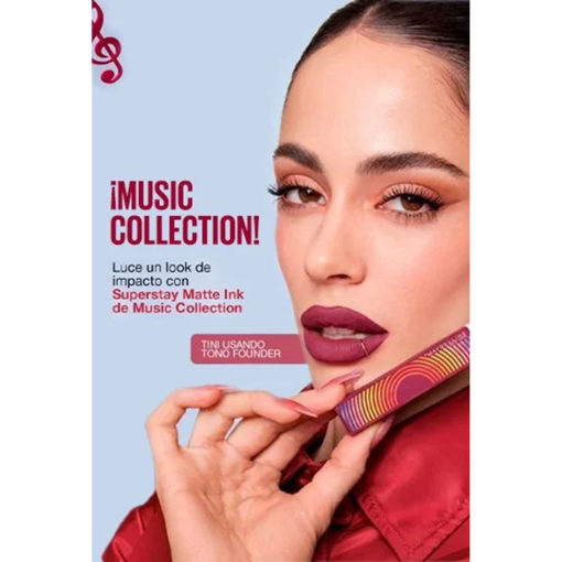 Labial Liquido Maybelline Super Stay Matte Ink Music Collection Founder X 5 Ml - Imagen 3