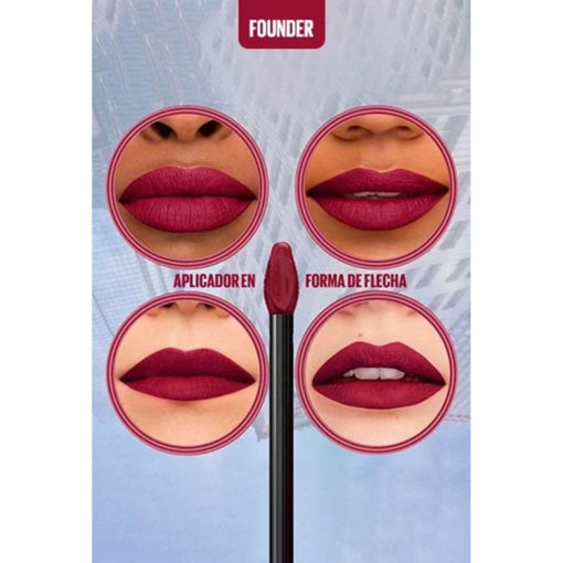 Labial Liquido Maybelline Super Stay Matte Ink Music Collection Founder X 5 Ml - Imagen 5