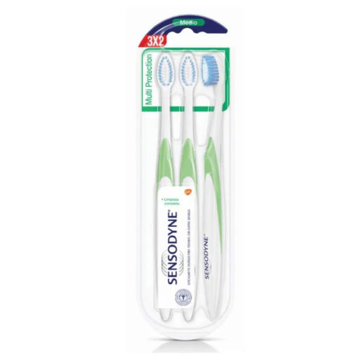 Cepillo Dental Sensodyne Multi Protección Medio X 3 U