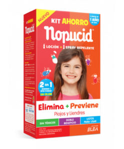 Kit Loción + Repelente Nopucid Elimina Piojos y Liendres