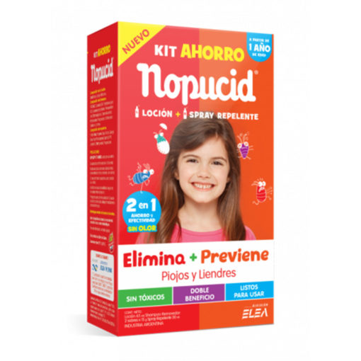 Kit Loción + Repelente Nopucid Elimina Piojos y Liendres