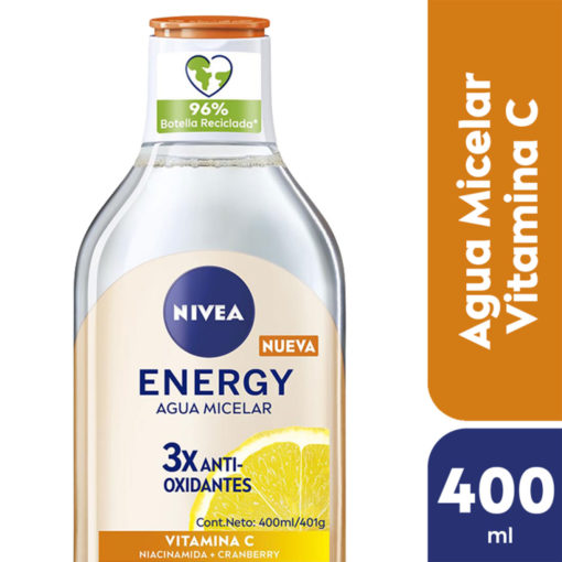 Agua Micelar Nivea Energizante X 400 Ml - Imagen 2