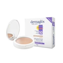 Protector Solar Facial Compacto Dermaglós FPS 50 Tono 1 X 10 Gr