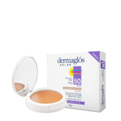 Protector Solar Facial Compacto Dermaglos FPS 50 Tono 2 X 10 Gr
