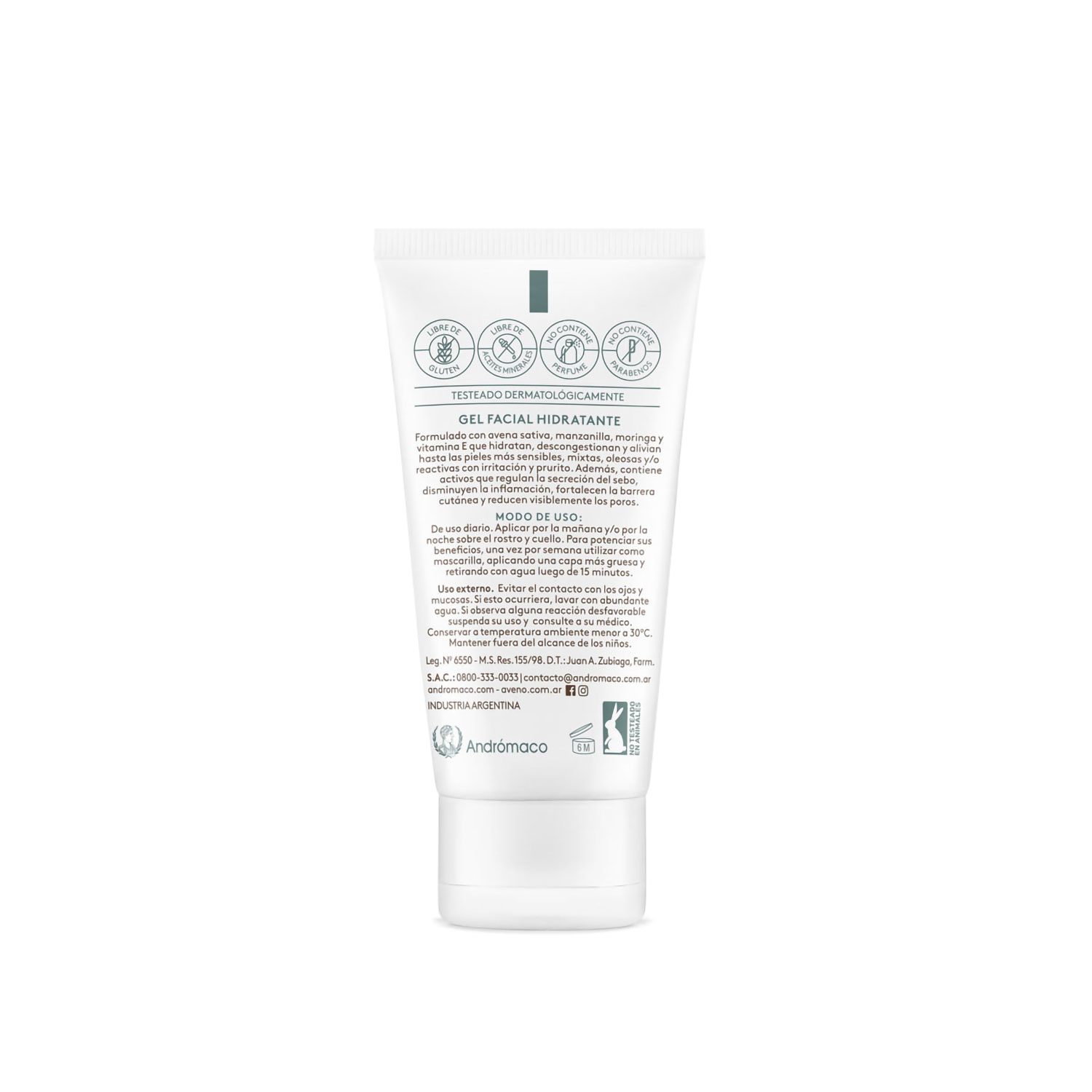 Gel Facial Aveno X 50 Gr - Imagen 2