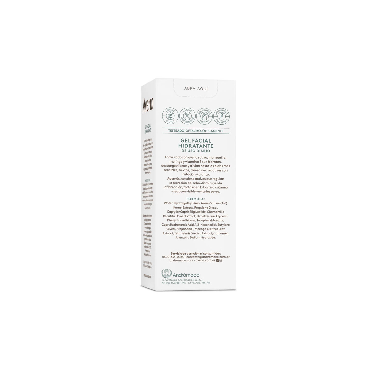 Gel Facial Aveno X 50 Gr - Imagen 4