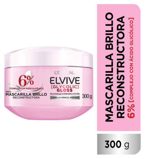 Tratamiento Capilar Elvive Glycolic Gloss X 300 Ml - Imagen 2