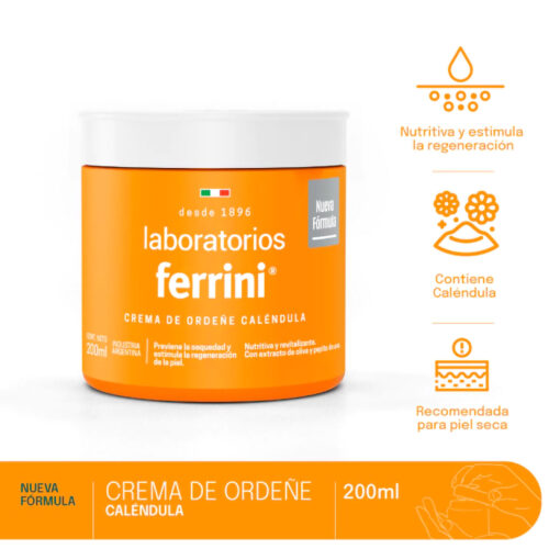 Crema de Ordeñe Ferrini Caléndula X 200 Ml - Imagen 3