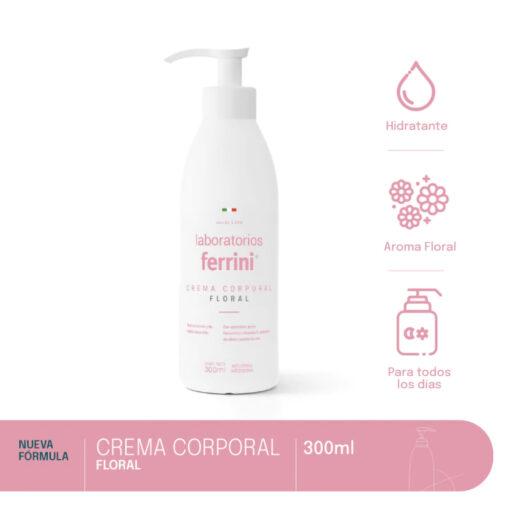 Crema Corporal Ferrini Floral X 300 Ml - Imagen 3