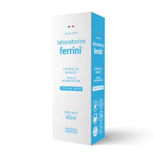 Crema de Manos Ferrini Efecto Seco X 60 Ml - Imagen 3