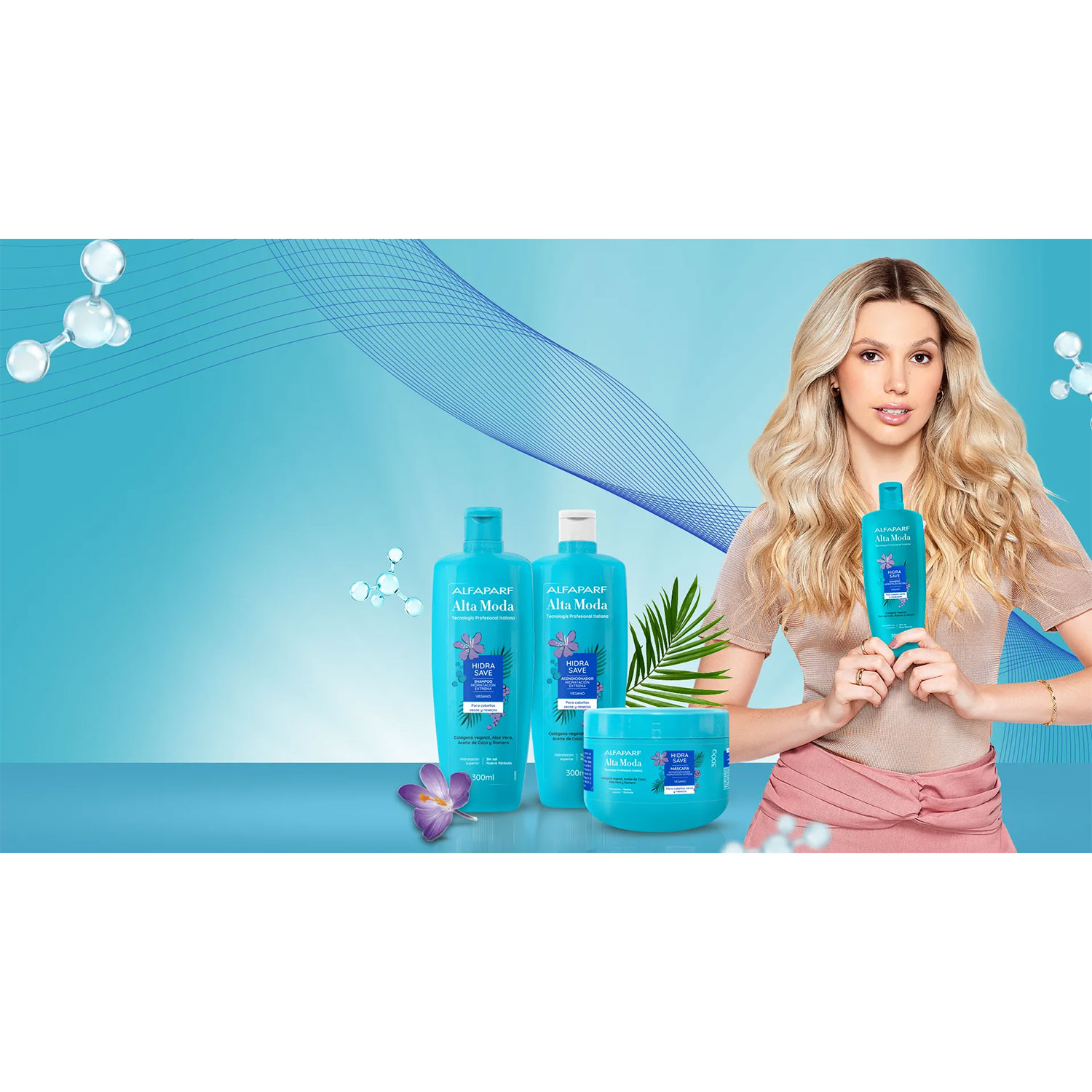 Máscara Capilar Alta Moda Hidra Save X 300 Gr - Imagen 3