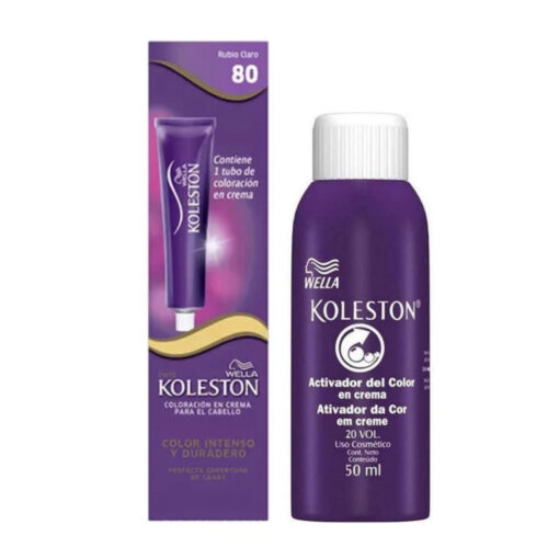 Tintura en Pomo + Activador 20 Vol Koleston 80
