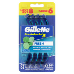 Máquina de Afeitar Gillette Prestobarba 3 Fresh X 8 U