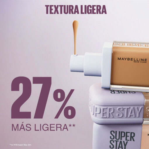 Base de maquilaje Maybelline Super Stay Lumi-Matte 125 FPS 16 X 35 Ml