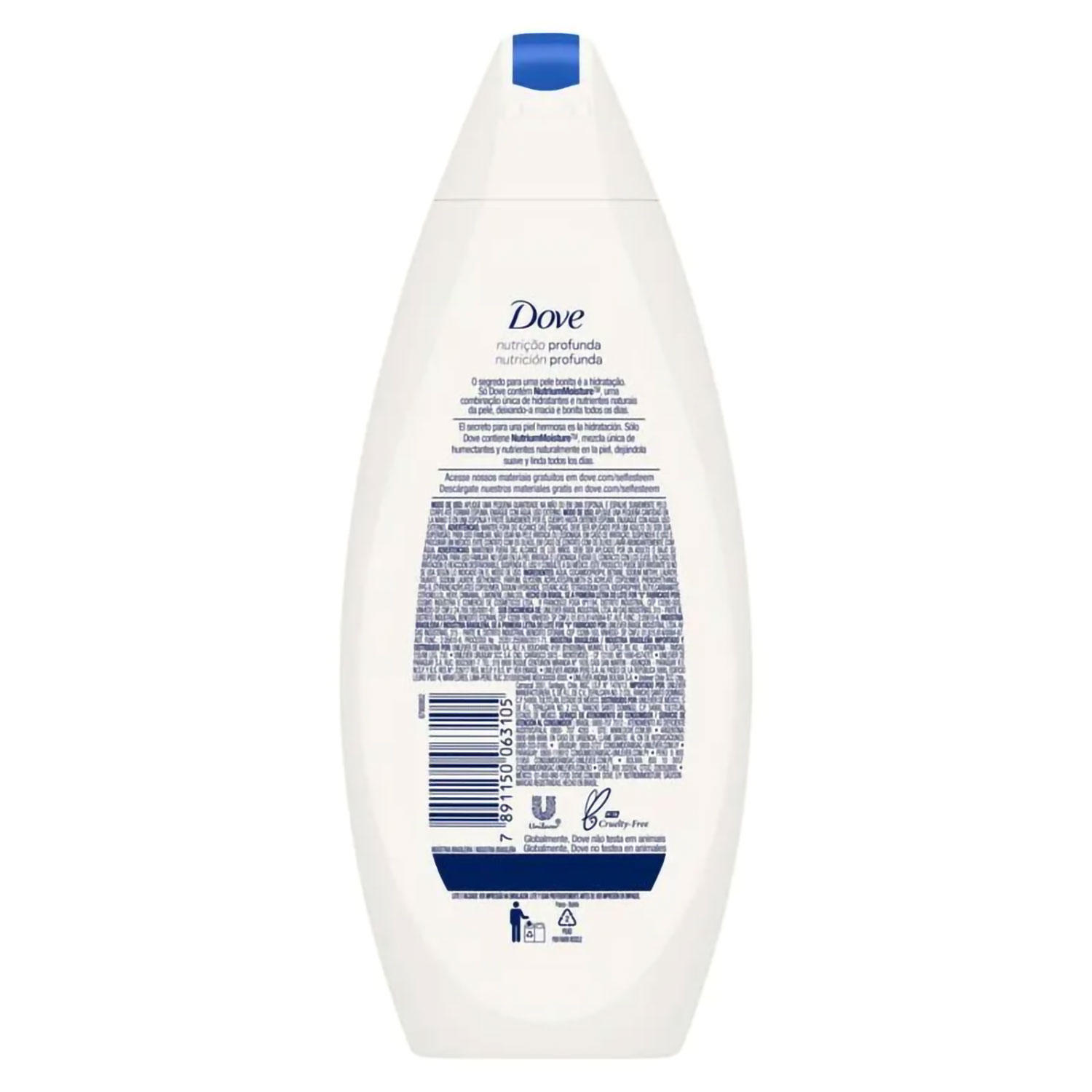 Jabon Liquido Dove Piel Sensible X 250 Ml - Imagen 2