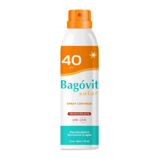 Protector Solar Aerosol Bagovit FPS 40 X 170 Ml