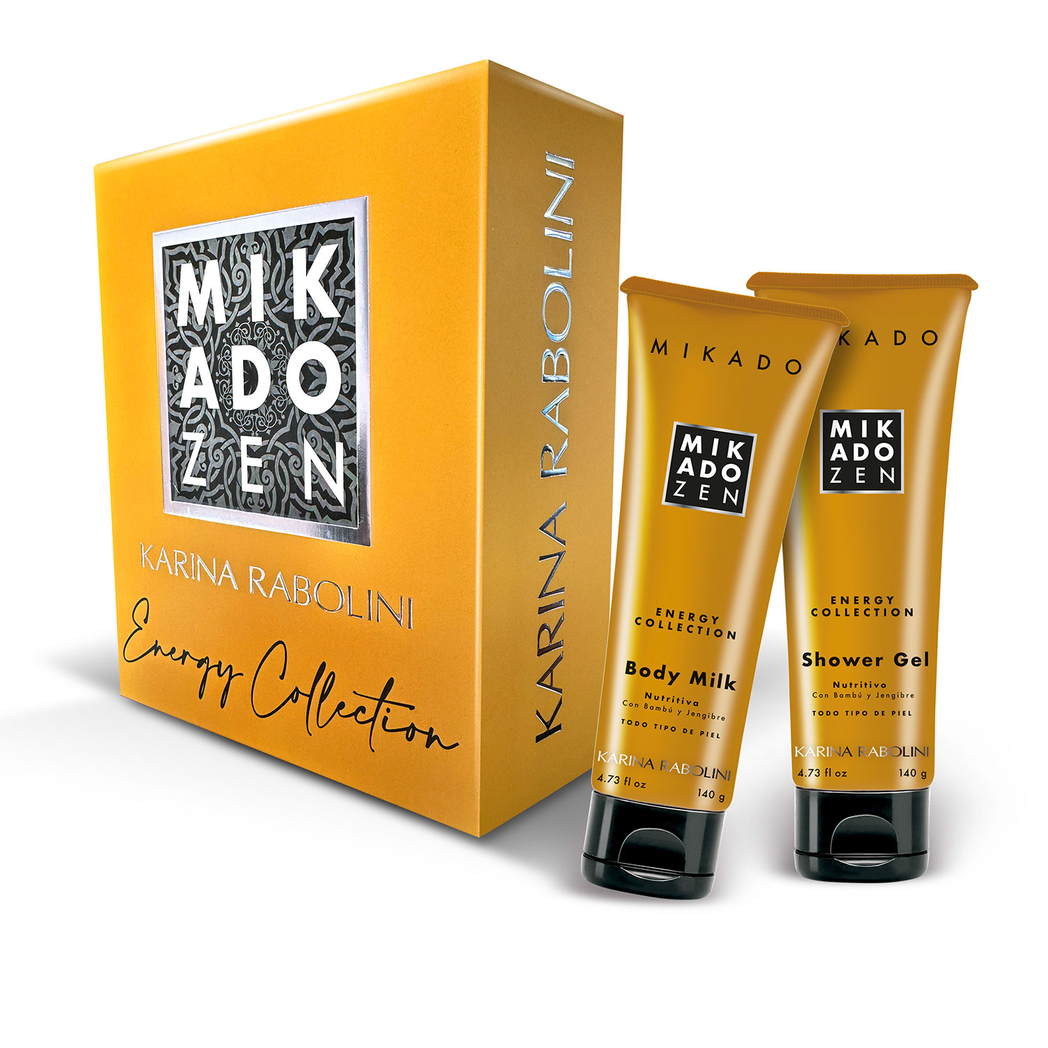 Crema Corporal + Gel de Ducha Karina Rabolini Mikado Zen Energy Collection