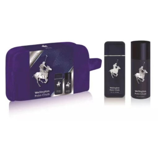 Perfume Desodorante Neceser Wellington Polo Club Blue