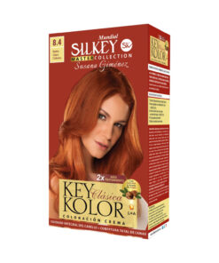 Kit de Tintura Silkey Susana Gimenez 8.4 Rubio Claro Cobrizo