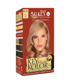 Kit de Tintura Silkey Susana Gimenez 8.21 Rubio Claro Nacar