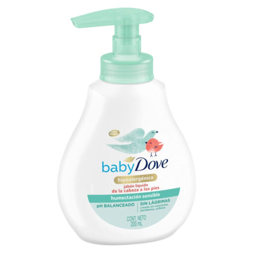 Jabón Líquido Corporal Dove Baby Humectación Sensible X 200 Ml - Imagen 2