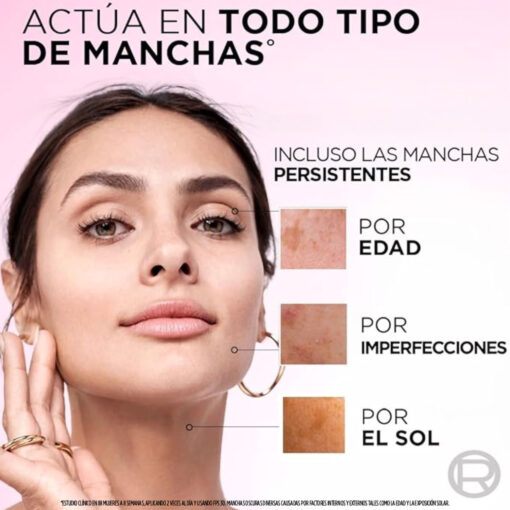 Gel Crema Anti Manchas Loreal Paris Glycolic Bright Noche X 50 Ml - Imagen 7