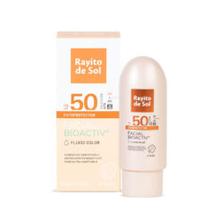 Protector Facial Fluido Rayito de Sol Bioactiv Fps 50 Color Nude Tono 1 X 50 Ml