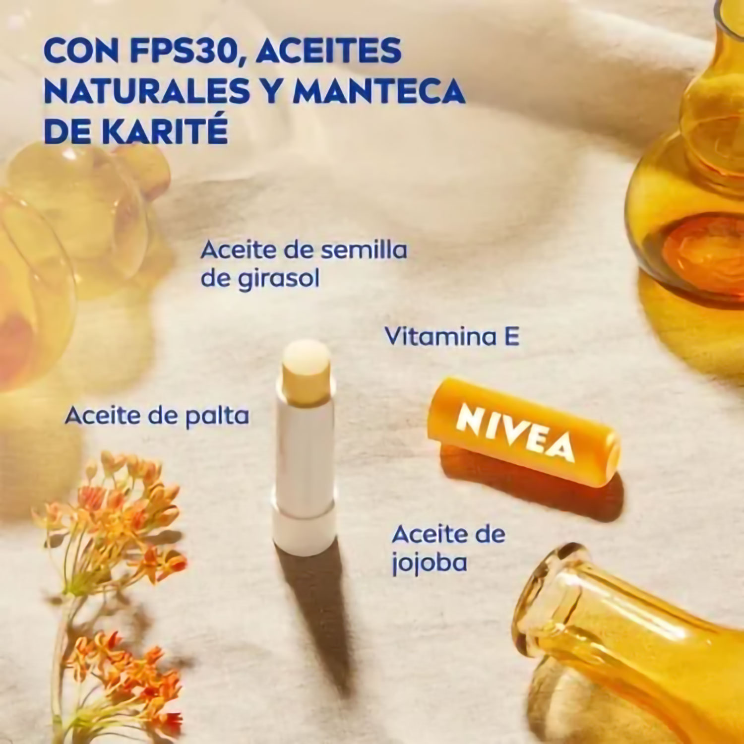 Protector Labial Nivea Protect F30 X 4,8 Gr - Imagen 4