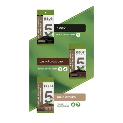 Tintura en Shampoo Issue Express 5 Minutos Rubio Natural X 1 U - Imagen 4