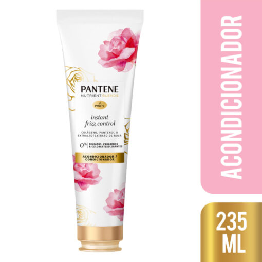 Acondicionador Pantene Nutrient Blends Instant Frizz Control X 235 Ml - Imagen 2