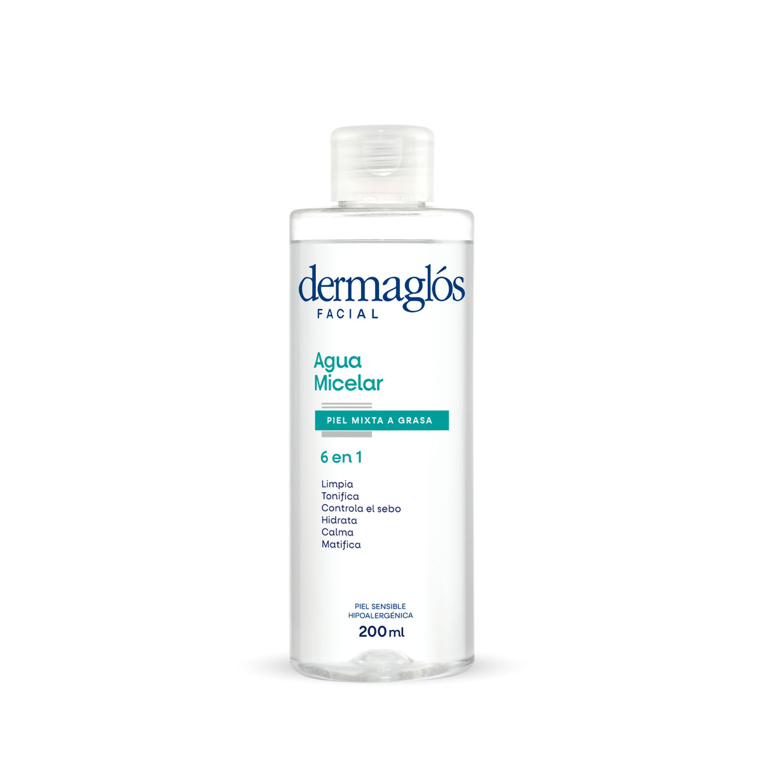 Agua Micelar Dermaglos Piel Mixta a Grasa X 200 Ml