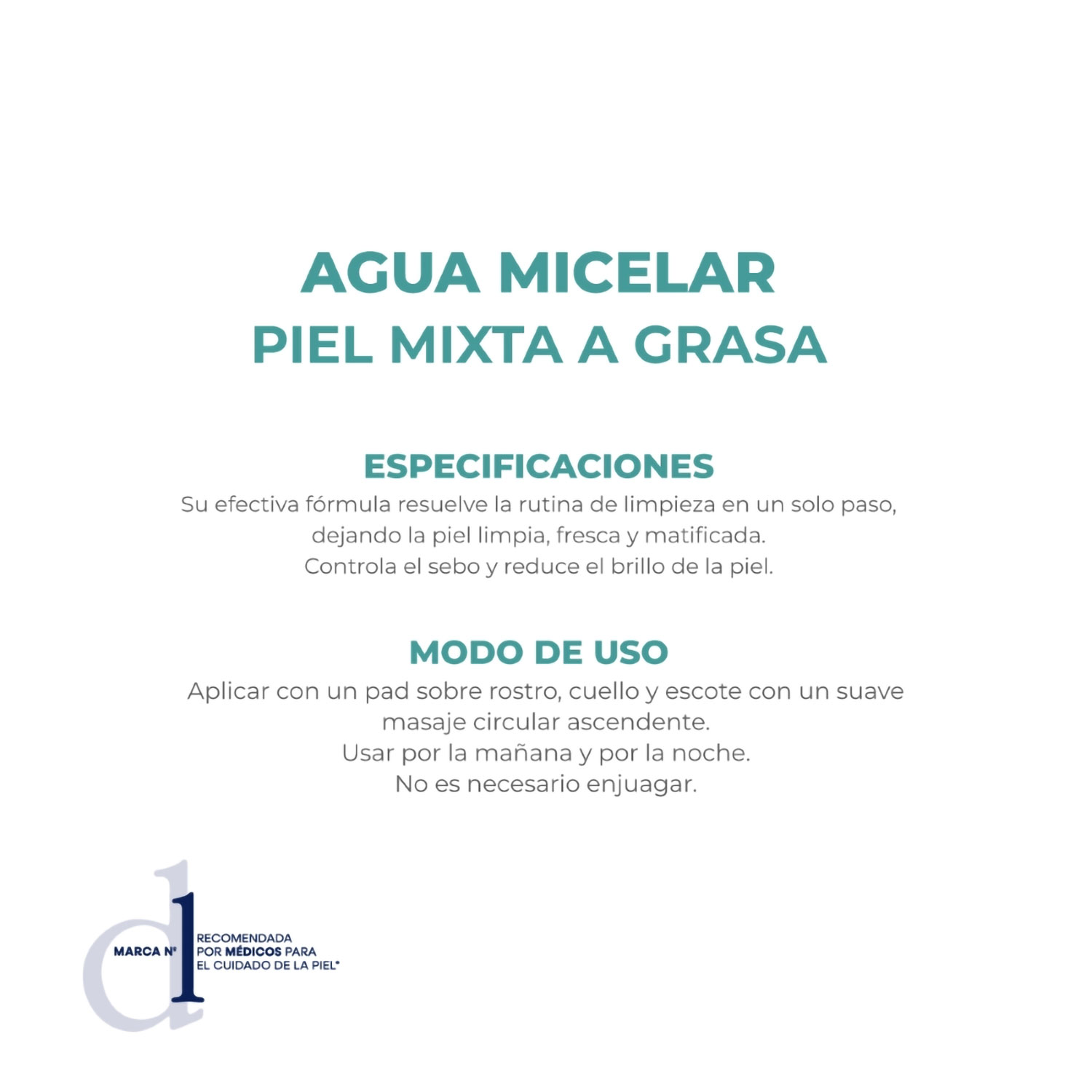 Agua Micelar Dermaglos Piel Mixta a Grasa X 200 Ml - Imagen 5