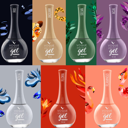 Esmalte Vogue Efecto Gel Selva X 1 U - Imagen 8