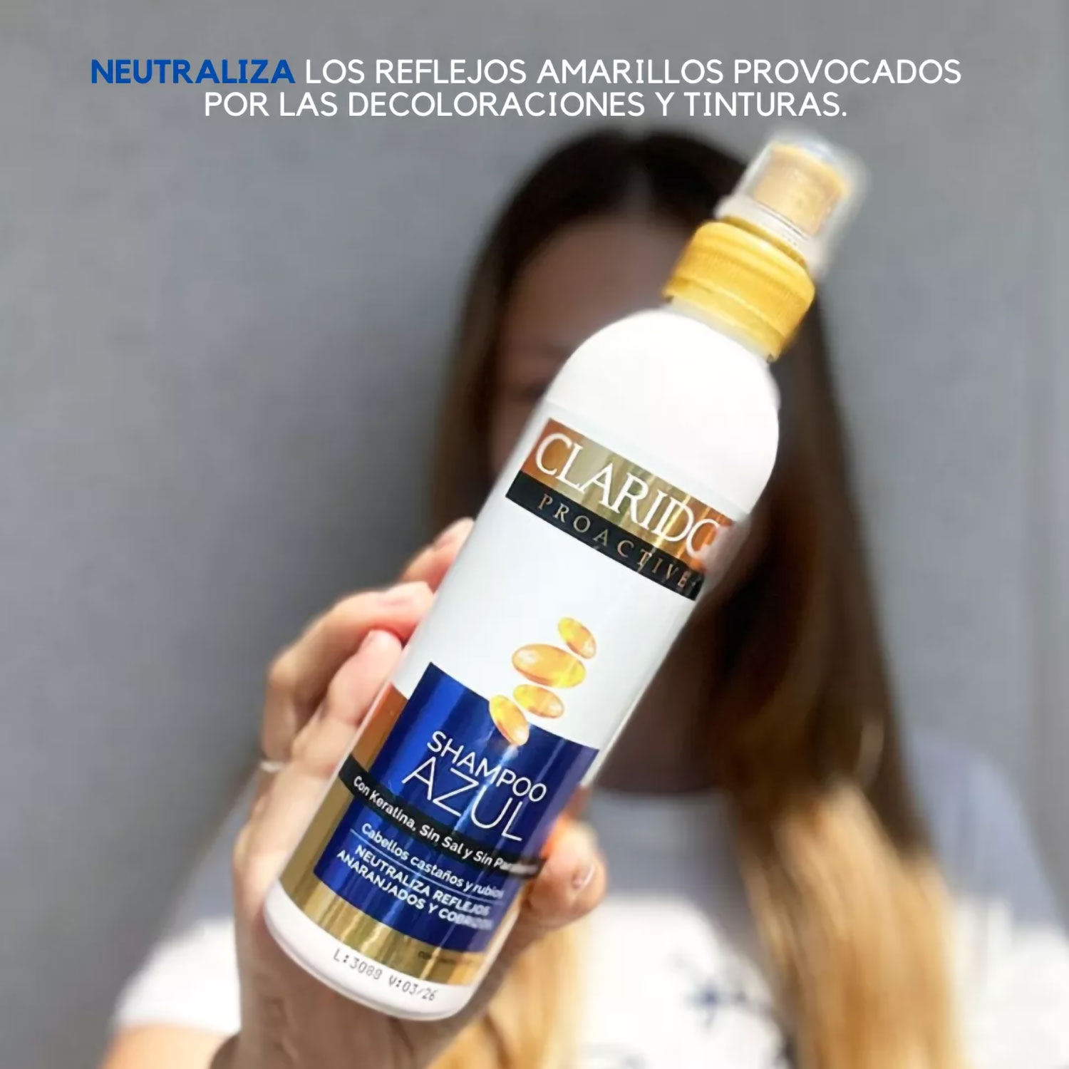 Shampoo Claridge Azul X 300 Ml - Imagen 3
