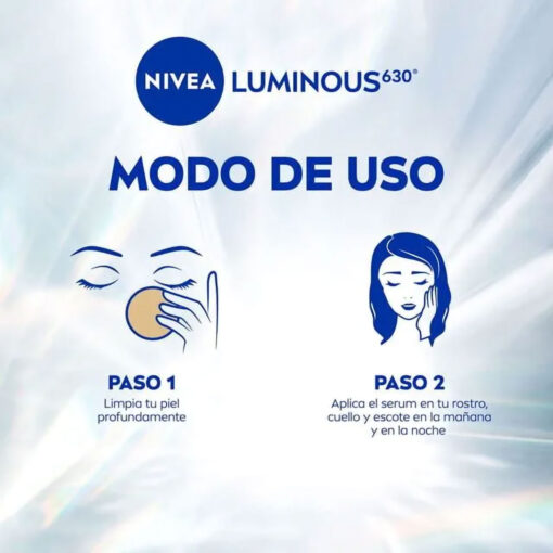 Serum Nivea Luminous 630° Anti-Manchas X 30 Ml - Imagen 5