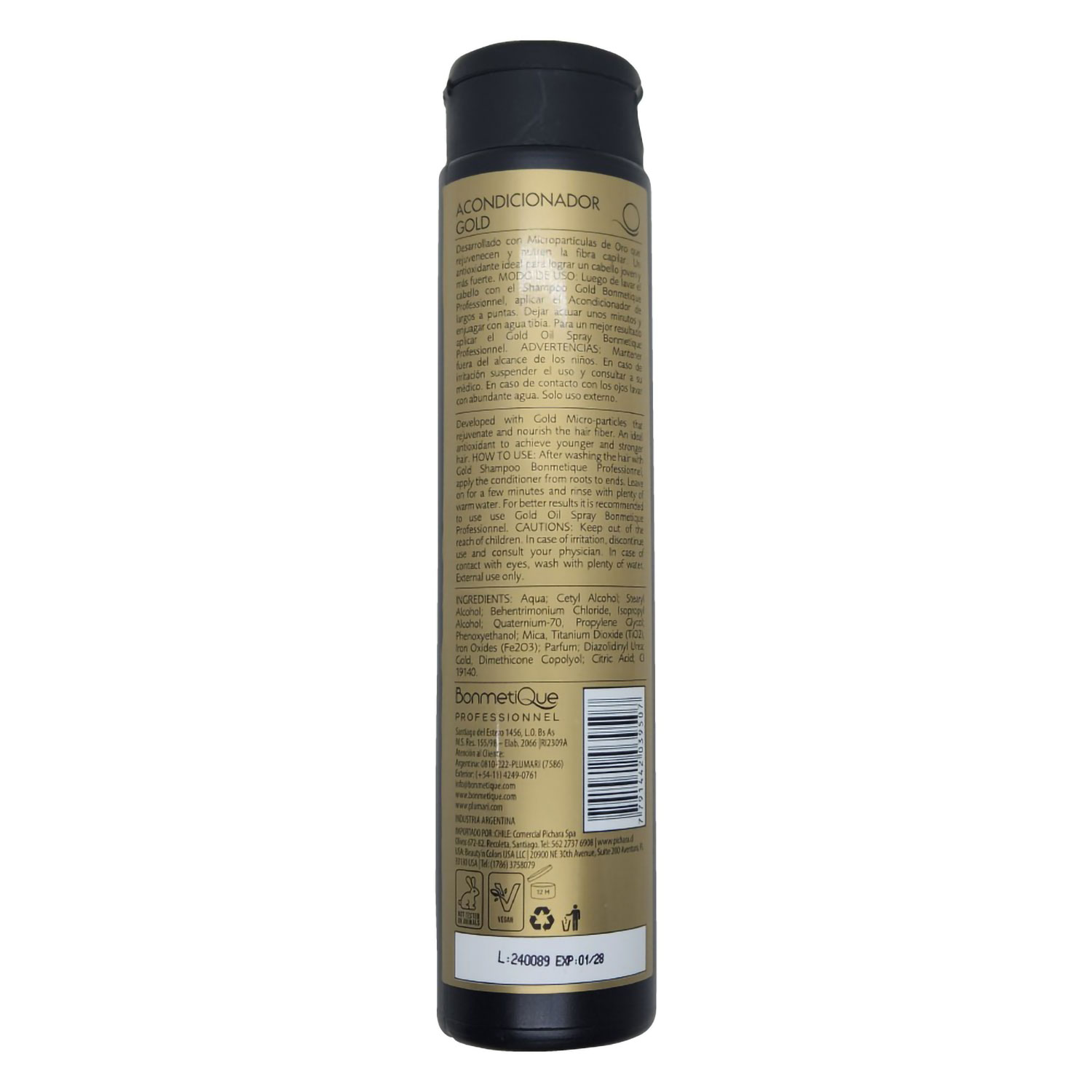 Acondicionador Bonmetique Gold X 350 Ml - Imagen 3