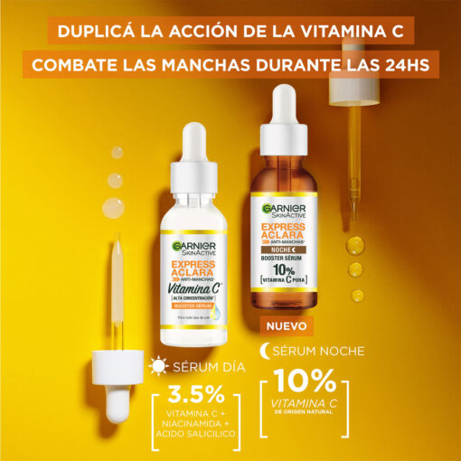 Serum Facial Garnier Vitamina C Noche X 30 Ml - Imagen 5