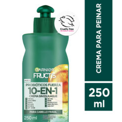 Alternative view of Crema para Peinar Garnier Fructis Probióticos Fuerza X 250 Ml