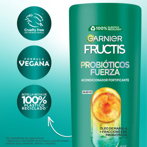 Acondicionador Garnier Fructis Probióticos Fuerza X 200 Ml - Imagen 7
