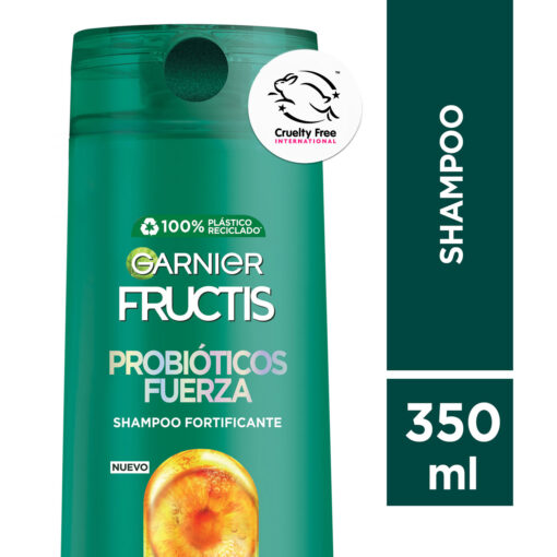 Shampoo Garnier Fructis Probióticos Fuerza X 350 Ml - Imagen 2