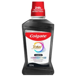 Enjuague Bucal Colgate Total Prevención Activa Carbón Zero X 500 Ml
