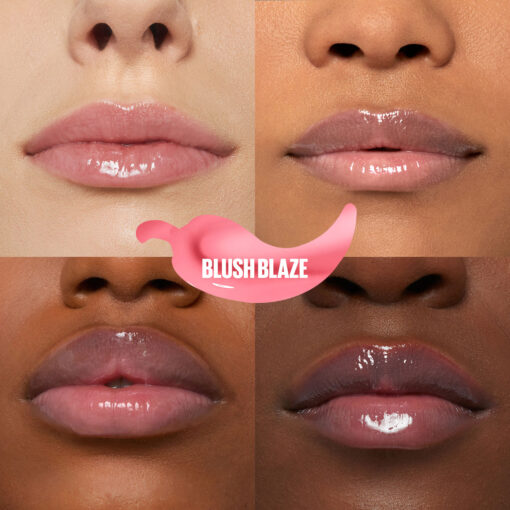 Brillo Labial Maybelline Lifter Plump 01 Blush Blaze X 5,4 Ml - Imagen 4