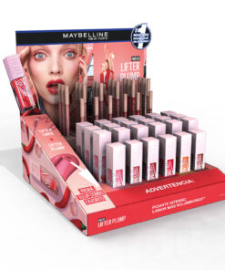 Exhibidor Delineador + Brillo Labial Maybelline Lifter Plump  X 30 U