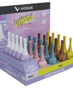 Exhibidor Esmalte Gel Vogue Vibra Virtual  X 25 U