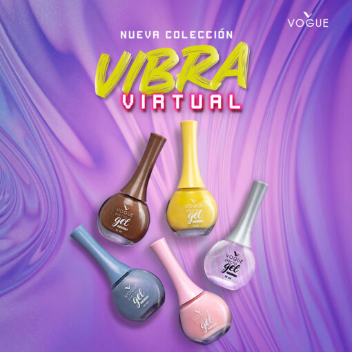 Exhibidor Esmalte Gel Vogue Vibra Virtual  X 25 U - Imagen 8
