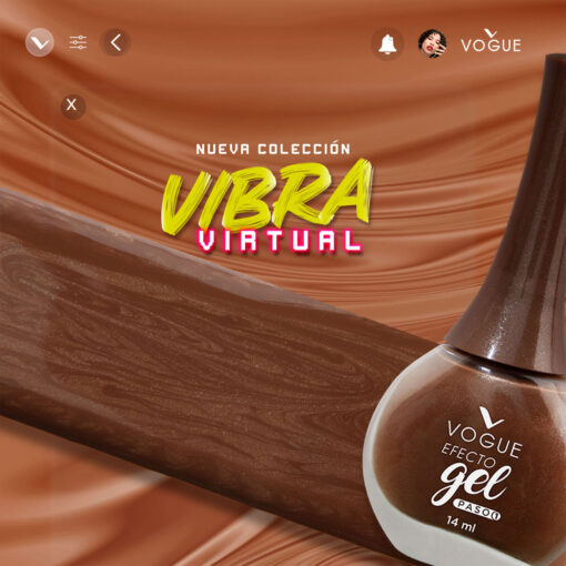 Exhibidor Esmalte Gel Vogue Vibra Virtual  X 25 U - Imagen 10