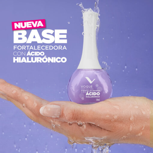 Esmalte Efecto Gel Vogue Vibra Virtual Base Hialurónico X 14 Ml - Imagen 9