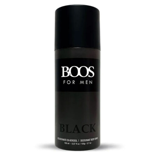 Estuche Perfume Desodorante Boos  Black X 1 U - Imagen 3